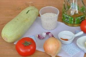 Рецепт приготовления аппетитных кабачков с рисом в мультиварке